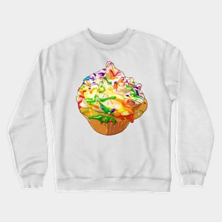 Rainbow cupcake Crewneck Sweatshirt